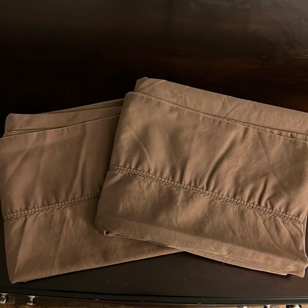 Brown Standard/Queen Size Pillowcases